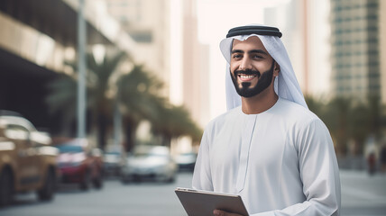 An Arab businessman in Dubai