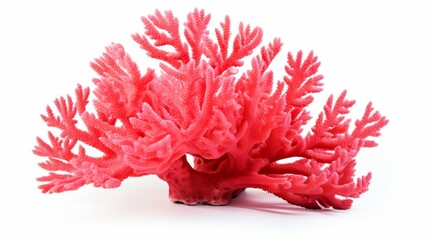 Sticker - Coral isolated on white background isolated on white background,. Created using Generative AI Technology