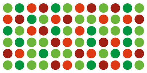 Wall Mural - Red and green polka dot pattern. 