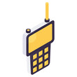 A unique design icon of walkie talkie 
