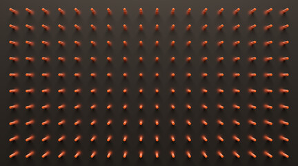 Wall Mural - Modern stylish dot pattern Wall background with 3d. Futuristic, Dot pattern background. 3d rendering