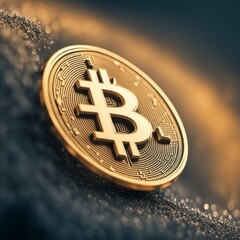 Poster - Digital Bitcoin Currency is a new form of currency that uses blockchain technology. It is digital and makes cash transactions fast and secure.