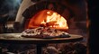 an example of the traditional pizza oven