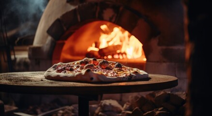 an example of the traditional pizza oven