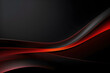 © sam - Dark grey black abstract background with red glowing lines design for social media post, business, advertising event. Modern technology innovation concept background