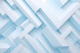 Fototapeta  - abstract 3d light blue geometric background
