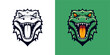 crocodile mascot logo, illustration, vector