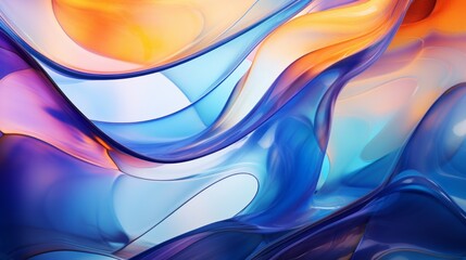 Wall Mural - colorful geometrical flowing waves and lines holiday celebration like summer festival. shiny lights. wallpaper background for ads or gifts wrap and web design. Generative AI