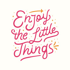 Vector inspirational hand lettering quotes