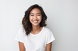 © blvdone - Young Asian woman smiling portrait white background