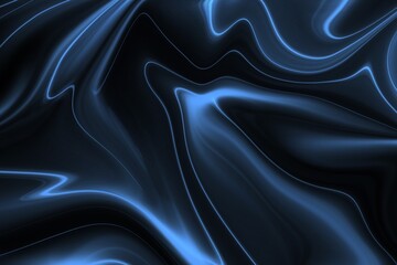 Abstract dark blue liquid background