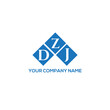 ZDJ letter logo design on white background. ZDJ creative initials letter logo concept. ZDJ letter design.
