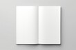 Blank page with an elegant 3D mockup