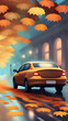 Car on the road wallpapers for I pad, Notebook cover, I phone, tab mobile high quality images.
