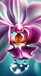 Purple orchid flower wallpapers for I pad, Notebook cover, I phone, tab mobile high quality images.
