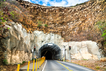 Sticker - Tunnel to Diamond Head Crater on Oahu Island, Hawaii