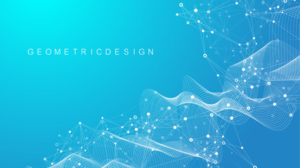 Wall Mural - global network connection banner design template. header social network communication in the global 