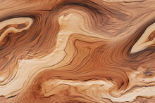 Seamless Sandy Whirls On Wooden Canvas. The Swirling Patterns Of Sandy Wood Create A Seamless And Organic Texture