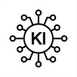 KI German Processor vector icon