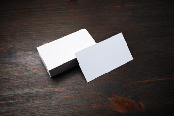 Wall Mural - Blank business cards