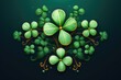 Four Leaf Clover Bringing Success and Good Luck for St. Patrick's Day
