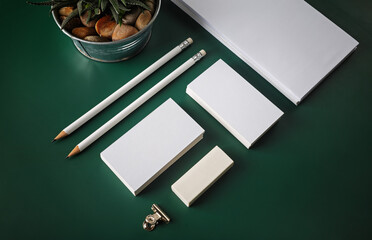 Wall Mural - Blank stationery set