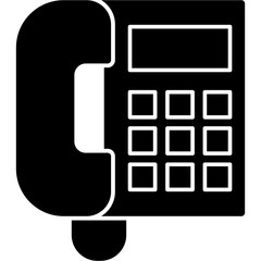 Wall Mural - Telephone Icon