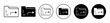 © Topline - Share folder line icon. computer file document copy paste or data transfer or send by sharing to cloud storage logo symbol set. duplicate or convert share folder file or move vector sign