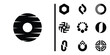 Letter O logo collection. Premium Vector