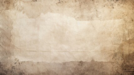 Wall Mural - Newsprint paper with old texture background. Vintage