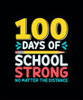 © creativedesign11 - 100 Days Of School T-shirt Design