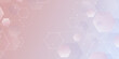 © Kainat  - Modern futuristic background of the scientific hexagonal pattern. Abstract pink and purple gradient background. Vector abstract graphic design banner pattern background template science concept..