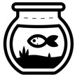 fish bowl icon