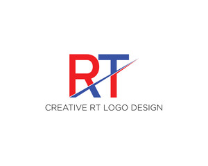 RT letter creative logo design