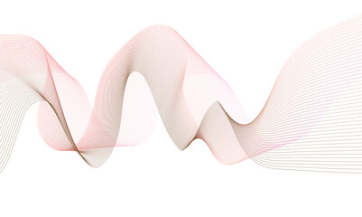 Abstract colorful glowing wave curved lines background.  Abstract frequency sound wave lines and technology curve lines background. Design used for banner, template, science, business and many more.