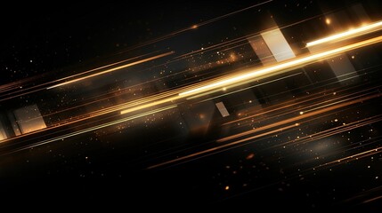 Wall Mural - abstract background with glowing lines and space for text.