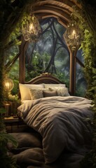 Wall Mural - morning in the bedroom