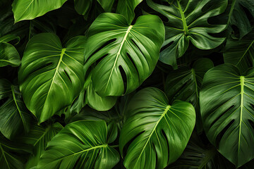 green leaves background