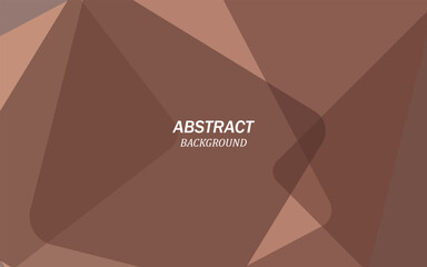 Wall Mural - abstract brown background of random squares of different sizes and transparency. conceptual technolo