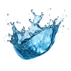 Wall Mural - water splash isolated on white background