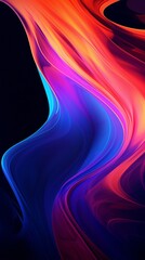 Wall Mural - swirled pattern of dynamic flow. abstract background