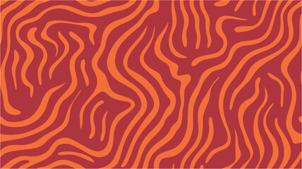 Abstract diagonal linear geometric seamless pattern. Food abstract wallpaper pattern with waved stripes. Doodle background. Seamless pattern.Living coral. Waved pattern.