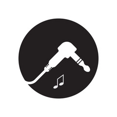 Sticker - Audio jack icon