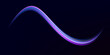 Light trail wave effect. Abstract motion lines, glowing headlights and optical fiber, PNG glow curve swirl, road car headlights and glowing white speed lines on a swirl light on the road.