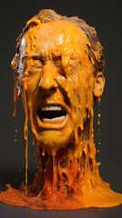 melting wax sculpture, wax figures, melting, wax melting