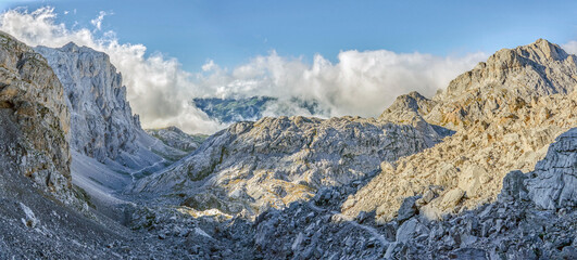 Wall Mural - National Park Peaks of Europe. In Cantabria, Spain.