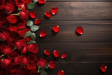 Wall Mural - red roses