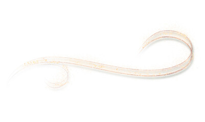 Wall Mural - luxury gold curved lines with glitter and sparkling illustration