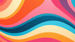 Color abstract wave flow background
