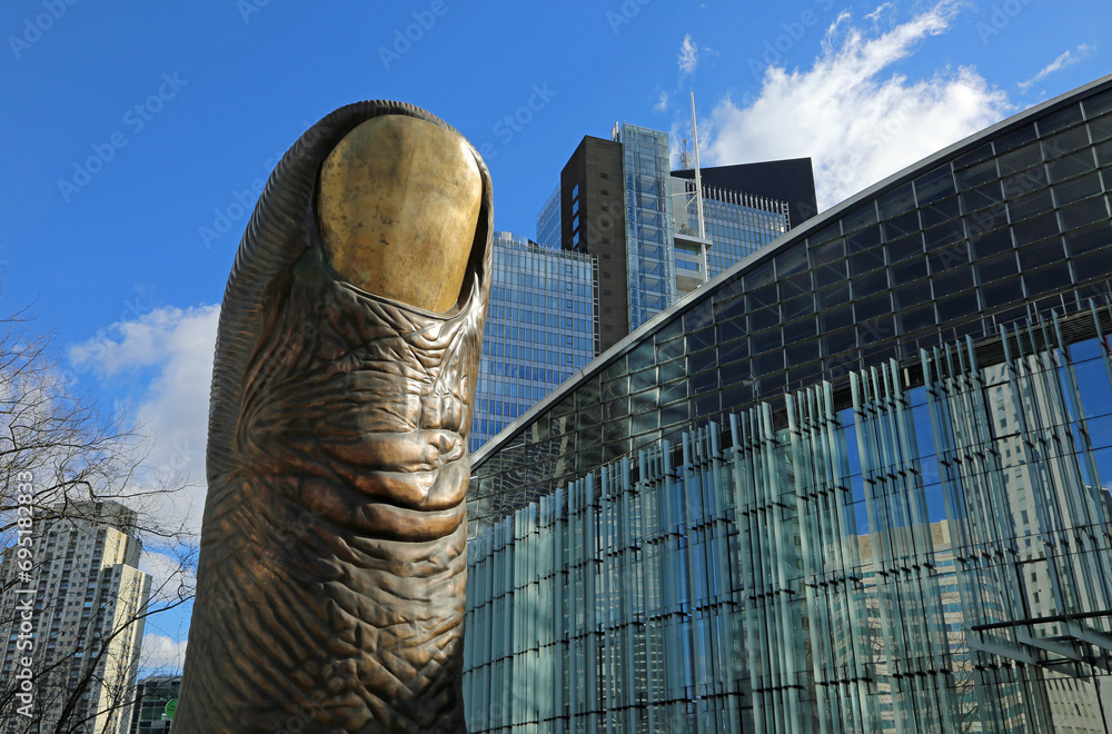 Le Pouce Close Up The Thumb Bronze Sculpture Of Cesar Baldaccini In le-pouce-close-up-the-thumb-bronze-sculpture-of-cesar-baldaccini-in